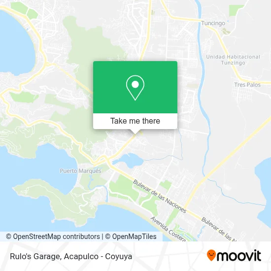 Rulo's Garage map