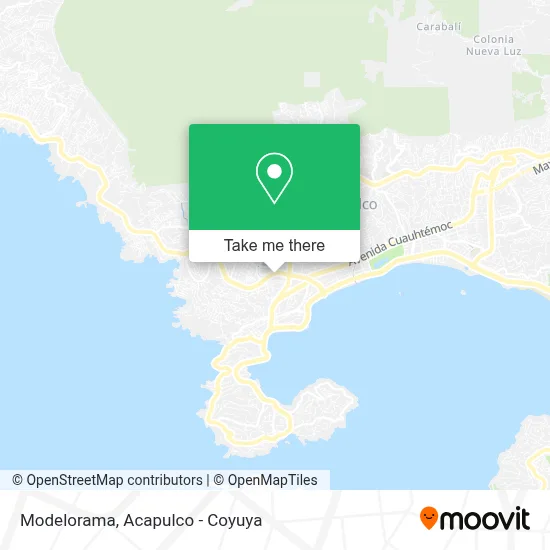 Modelorama map