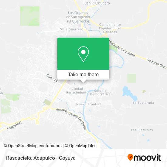Rascacielo map