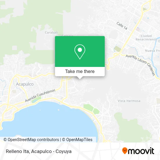 Relleno Ita map