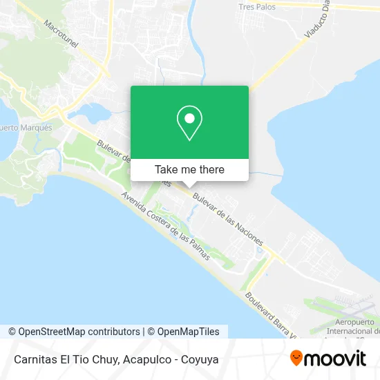 Carnitas El Tio Chuy map