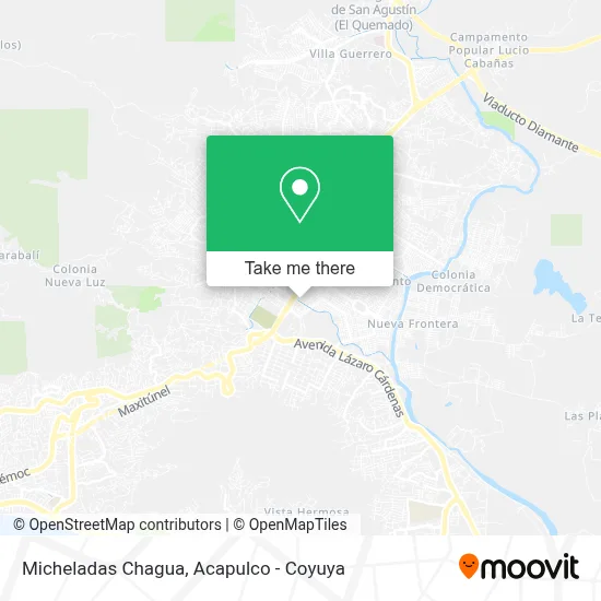 Micheladas Chagua map