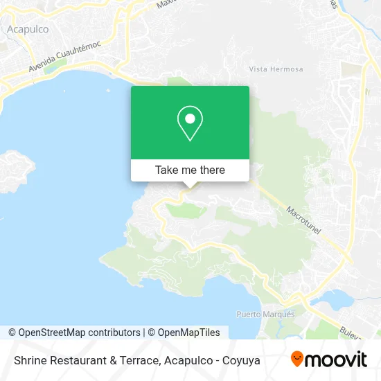 Shrine Restaurant & Terrace map