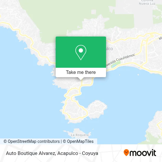 Auto Boutique Alvarez map