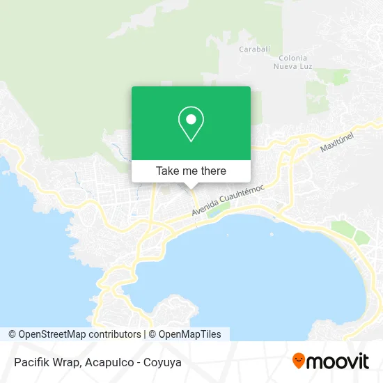 Pacifik Wrap map