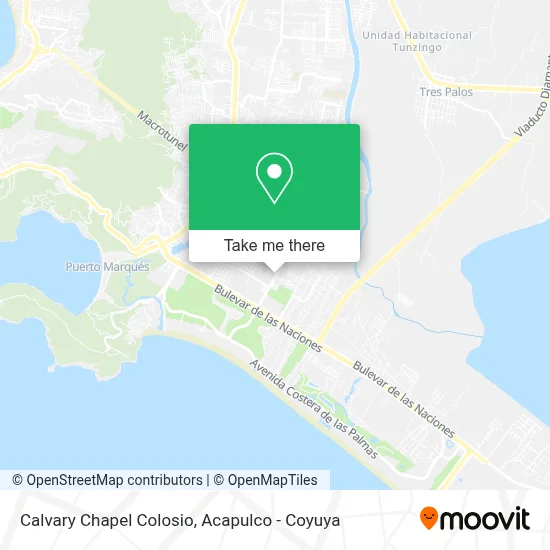Calvary Chapel Colosio map