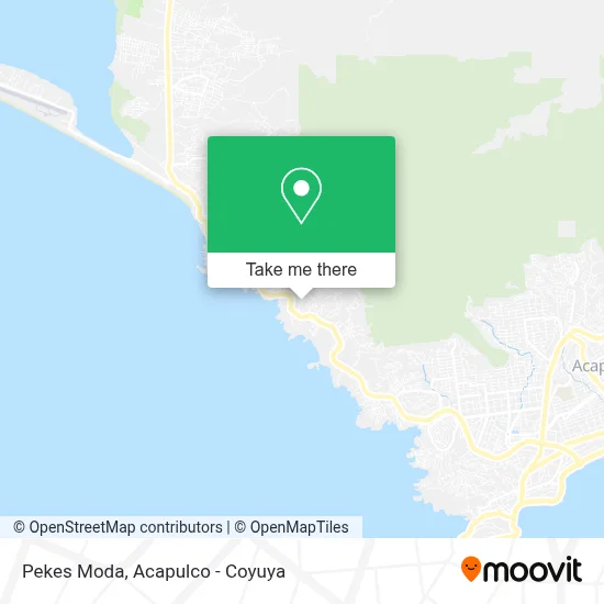 Pekes Moda map
