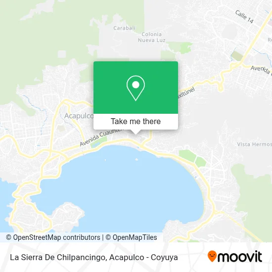 La Sierra De Chilpancingo map
