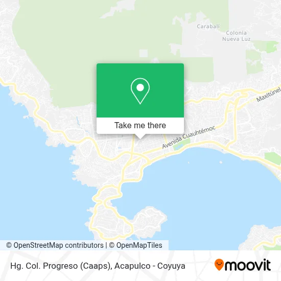 Hg. Col. Progreso (Caaps) map