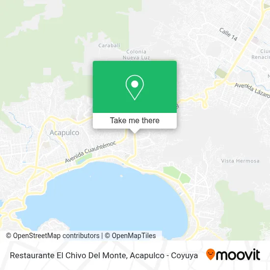 Restaurante El Chivo Del Monte map