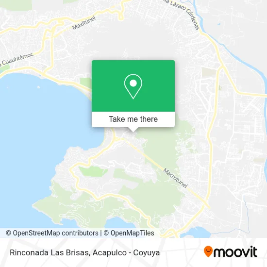 Rinconada Las Brisas map