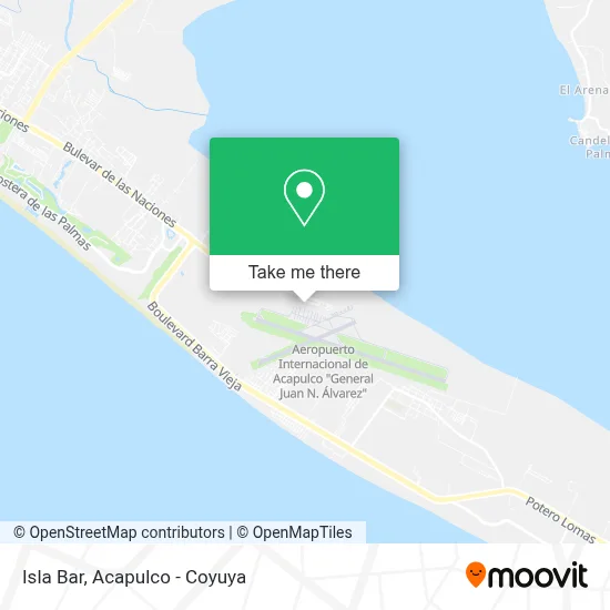 Isla Bar map