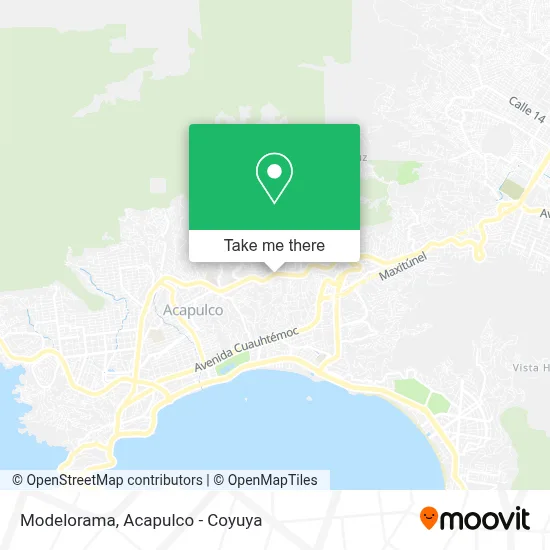 Modelorama map