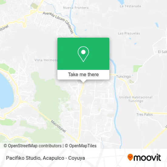 Pacifiko Studio map