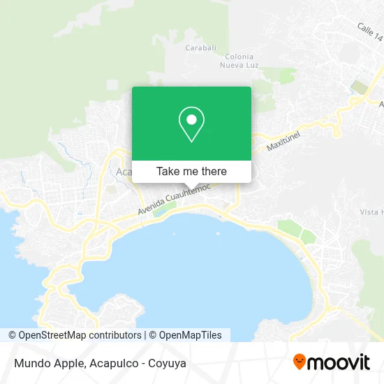 Mundo Apple map