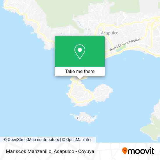 Mariscos Manzanillo map