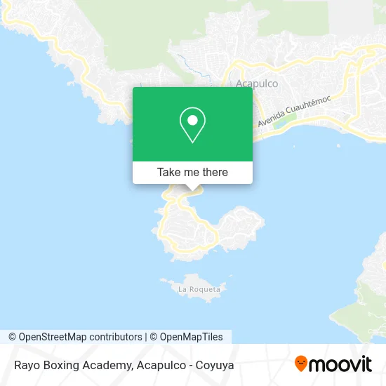Rayo Boxing Academy map