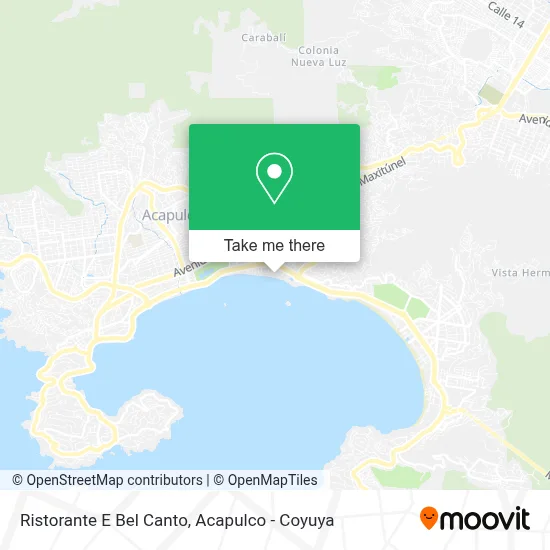 Ristorante E Bel Canto map
