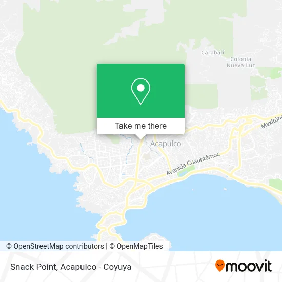 Snack Point map