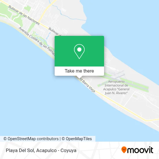 Playa Del Sol map
