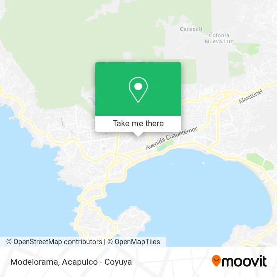 Modelorama map