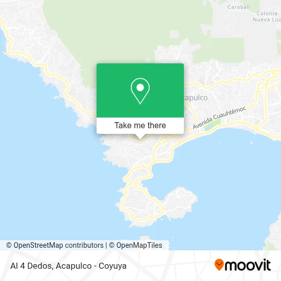 Al 4 Dedos map