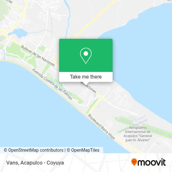Vans map