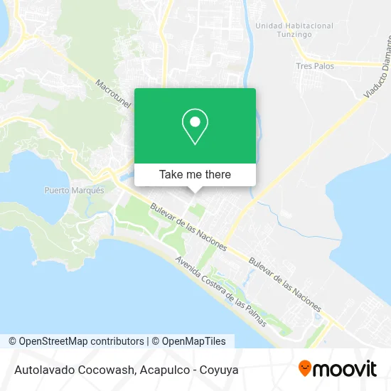Autolavado Cocowash map