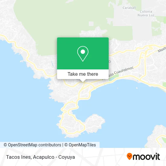 Tacos Ines map