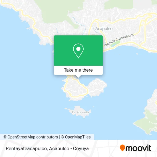Rentayateacapulco map