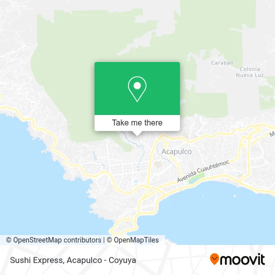 Sushi Express map