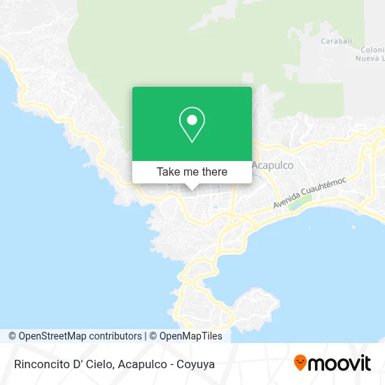 Rinconcito D' Cielo map
