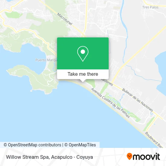 Willow Stream Spa map