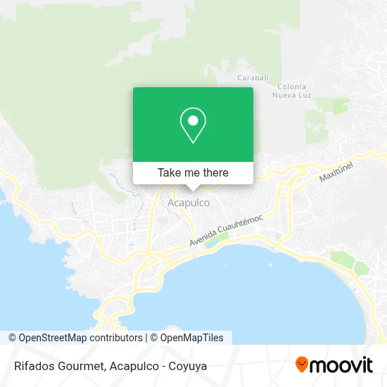 Rifados Gourmet map