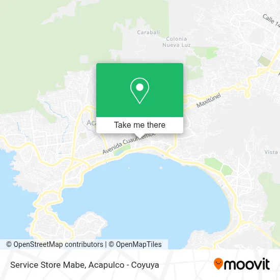 Service Store Mabe map