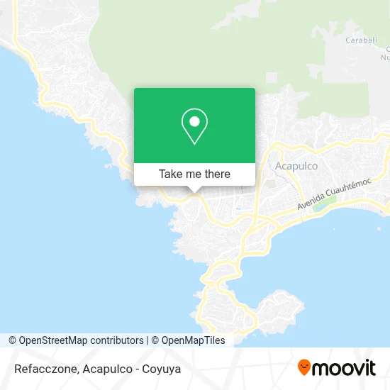 Refacczone map
