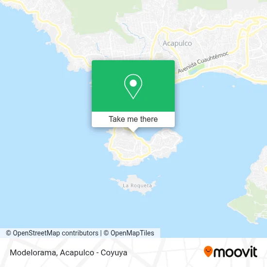 Modelorama map