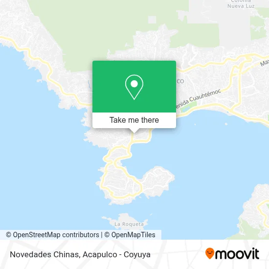 Novedades Chinas map