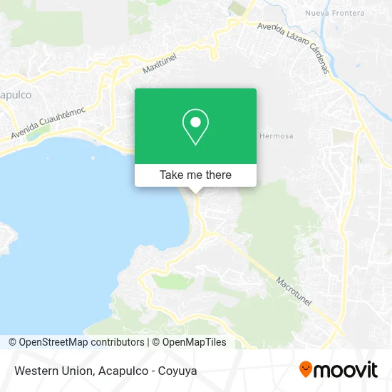Western Union map