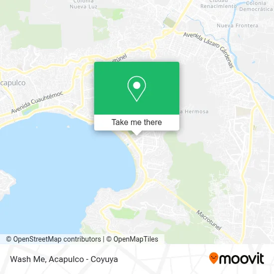 Wash Me map
