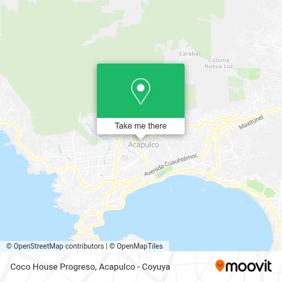 Coco House Progreso map