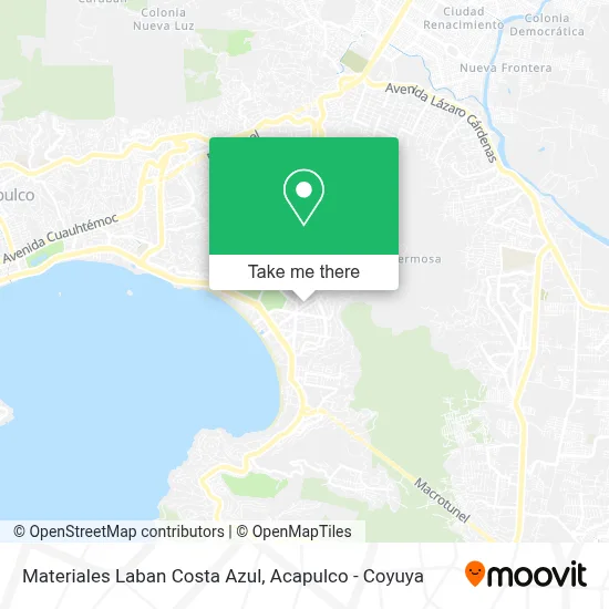 Materiales Laban Costa Azul map