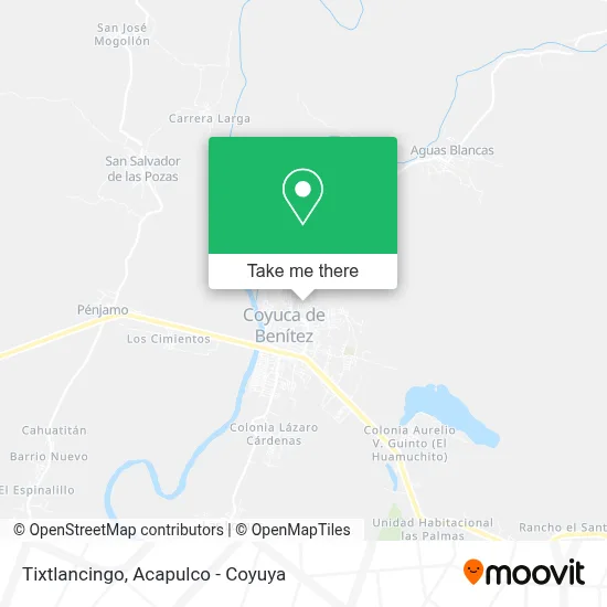 Tixtlancingo map