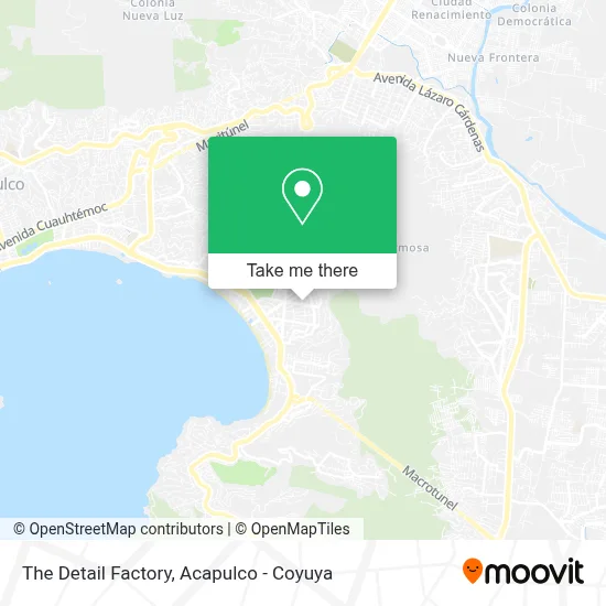 The Detail Factory map