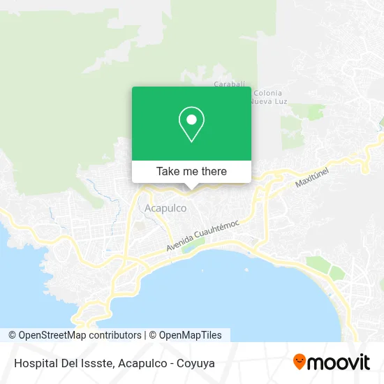 Hospital Del Issste map