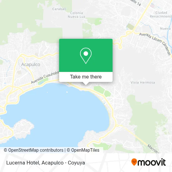 Hotel Lucerna map