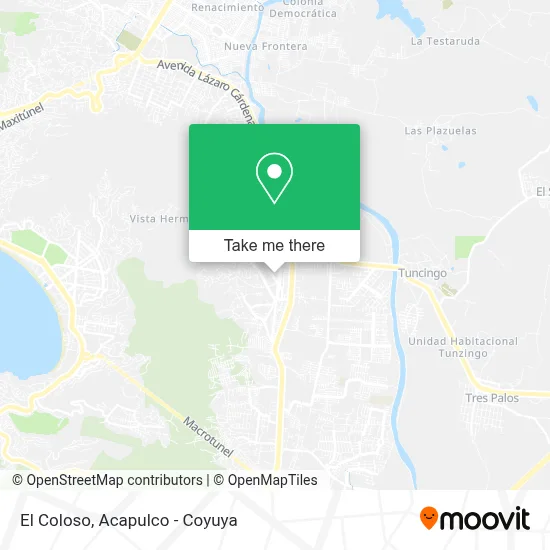 El Coloso map