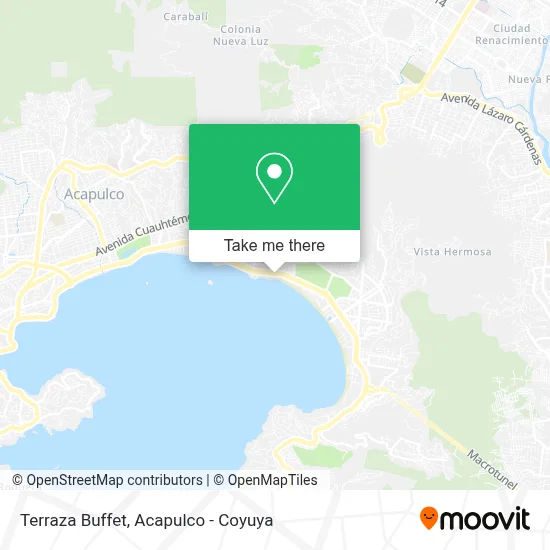 Terraza Buffet map