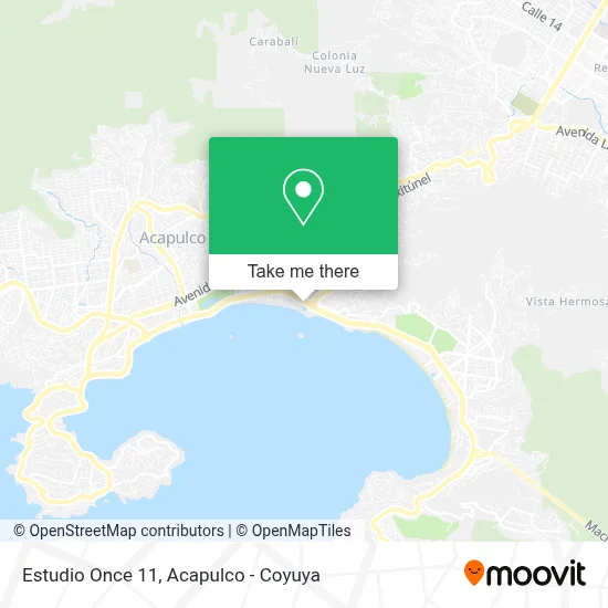 Estudio Once 11 map