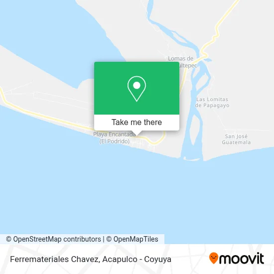 Ferremateriales Chavez map